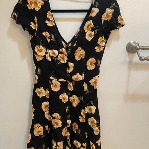 Black Floral Dress